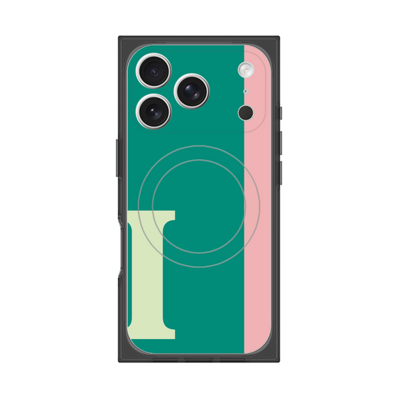 Premium Square Case with MagSafe［ Original - initial color line - I green ］
