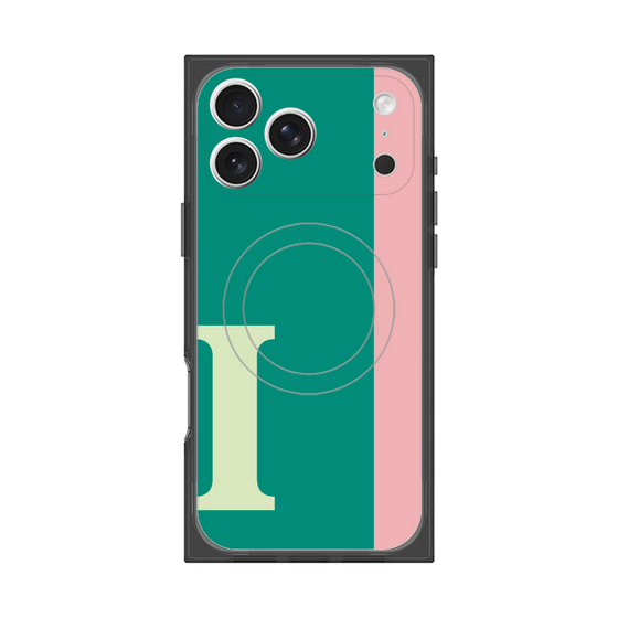 Premium Square Case with MagSafe［ Original - initial color line - I green ］