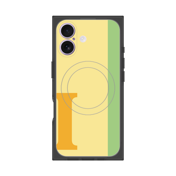 Premium Square Case with MagSafe［ Original - initial color line - I yellow ］