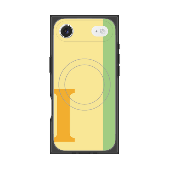 Premium Square Case with MagSafe［ Original - initial color line - I yellow ］