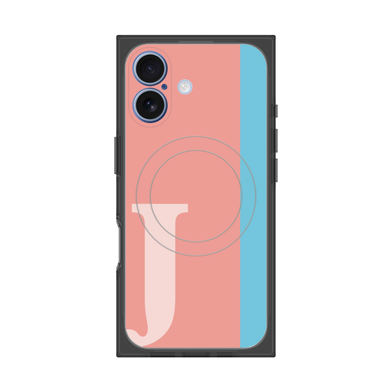 Premium Square Case with MagSafe［ Original - initial color line - J pink ］