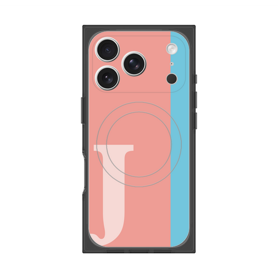 Premium Square Case with MagSafe［ Original - initial color line - J pink ］