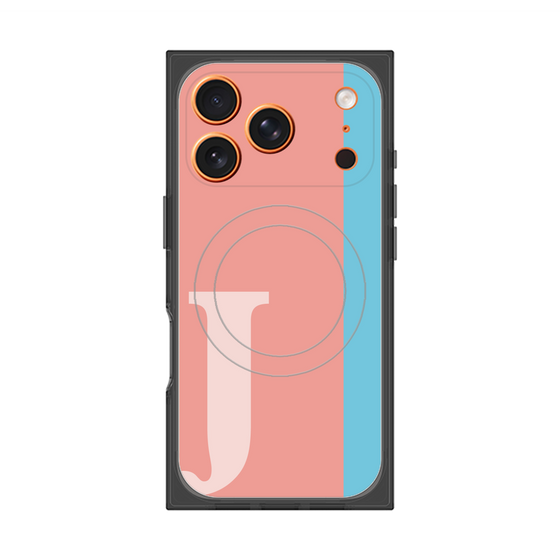 Premium Square Case with MagSafe［ Original - initial color line - J pink ］