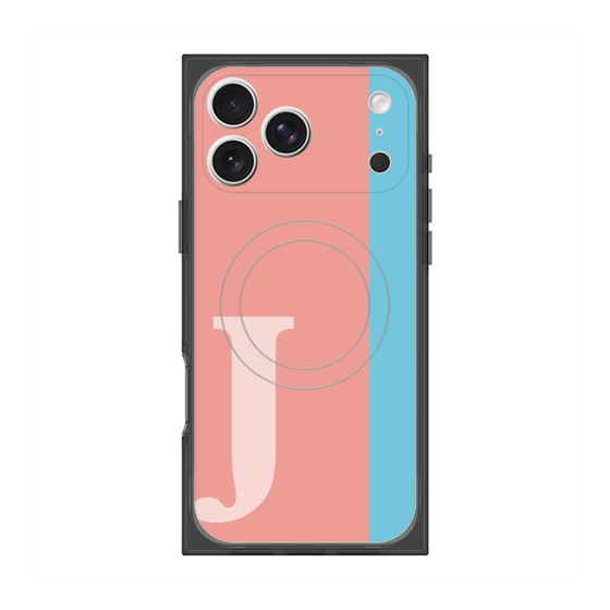 Premium Square Case with MagSafe［ Original - initial color line - J pink ］