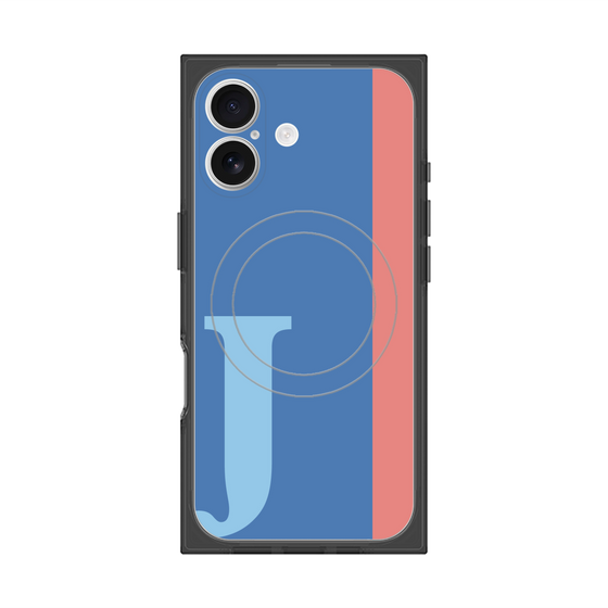 Premium Square Case with MagSafe［ Original - initial color line - J blue ］