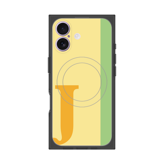Premium Square Case with MagSafe［ Original - initial color line - J yellow ］