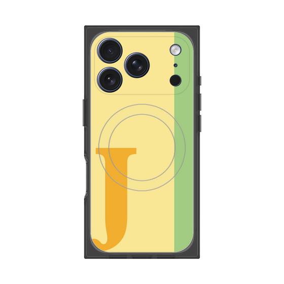 Premium Square Case with MagSafe［ Original - initial color line - J yellow ］