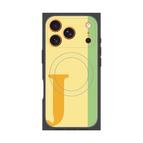 Premium Square Case with MagSafe［ Original - initial color line - J yellow ］