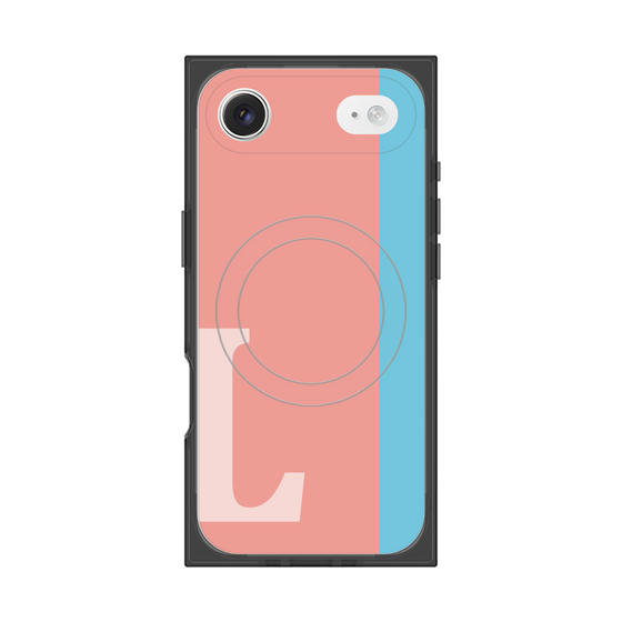 Premium Square Case with MagSafe［ Original - initial color line - L pink ］