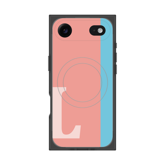 Premium Square Case with MagSafe［ Original - initial color line - L pink ］