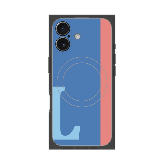 Premium Square Case with MagSafe［ Original - initial color line - L blue ］