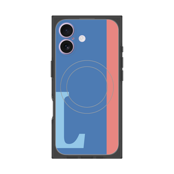 Premium Square Case with MagSafe［ Original - initial color line - L blue ］