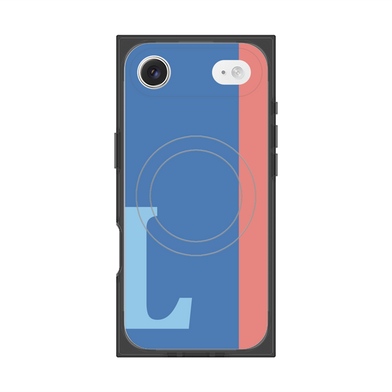 Premium Square Case with MagSafe［ Original - initial color line - L blue ］
