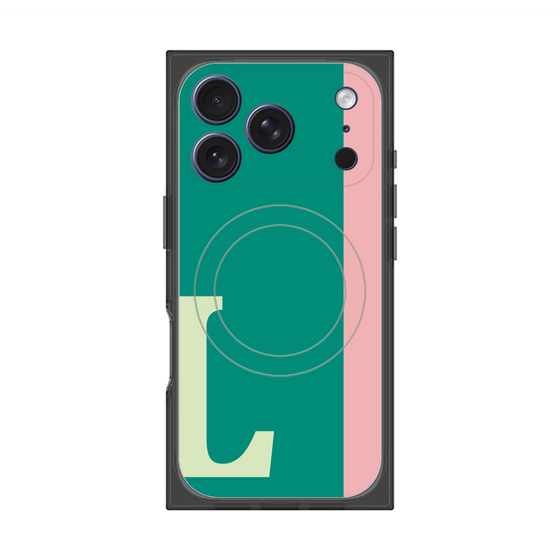 Premium Square Case with MagSafe［ Original - initial color line - L green ］