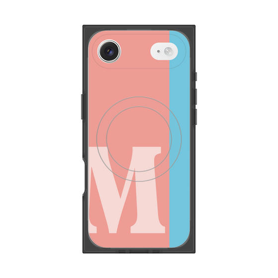 Premium Square Case with MagSafe［ Original - initial color line - M pink ］