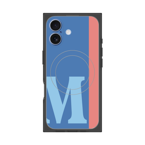 Premium Square Case with MagSafe［ Original - initial color line - M blue ］