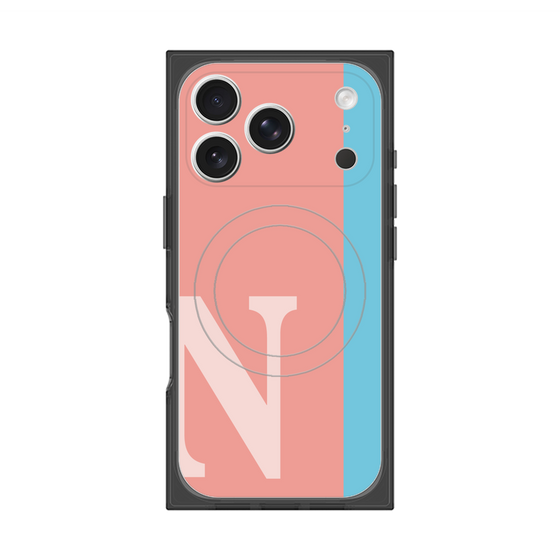 Premium Square Case with MagSafe［ Original - initial color line - N pink ］