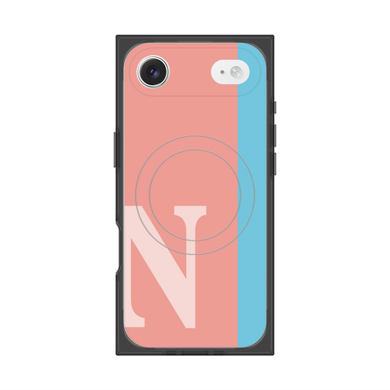 Premium Square Case with MagSafe［ Original - initial color line - N pink ］