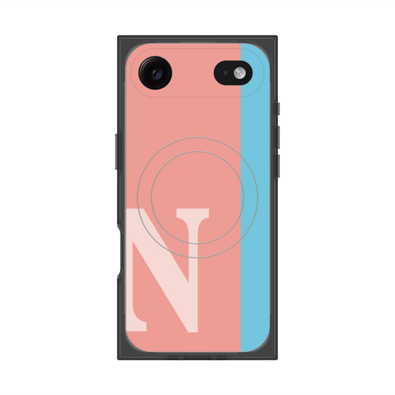 Premium Square Case with MagSafe［ Original - initial color line - N pink ］