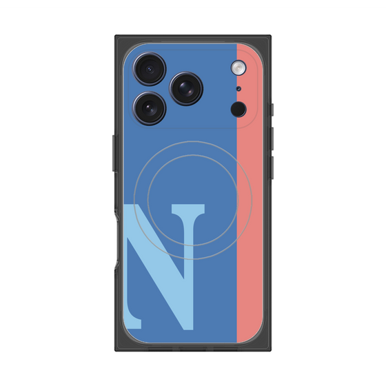 Premium Square Case with MagSafe［ Original - initial color line - N blue ］