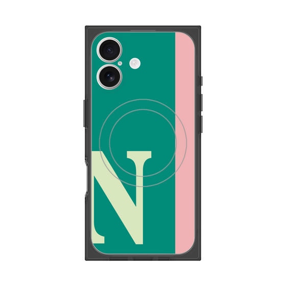 Premium Square Case with MagSafe［ Original - initial color line - N green ］