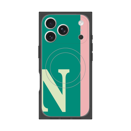 Premium Square Case with MagSafe［ Original - initial color line - N green ］