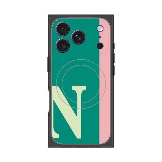 Premium Square Case with MagSafe［ Original - initial color line - N green ］