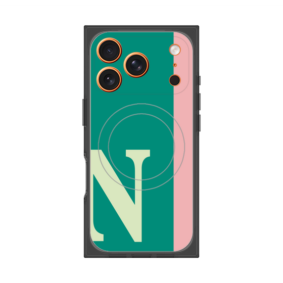 Premium Square Case with MagSafe［ Original - initial color line - N green ］