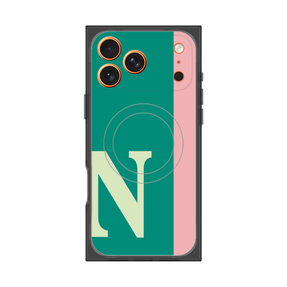 Premium Square Case with MagSafe［ Original - initial color line - N green ］