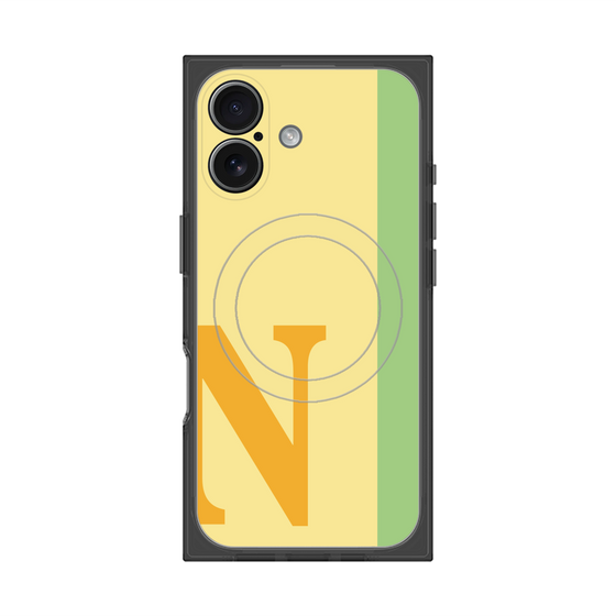 Premium Square Case with MagSafe［ Original - initial color line - N yellow ］