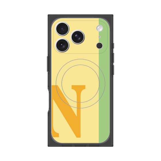 Premium Square Case with MagSafe［ Original - initial color line - N yellow ］