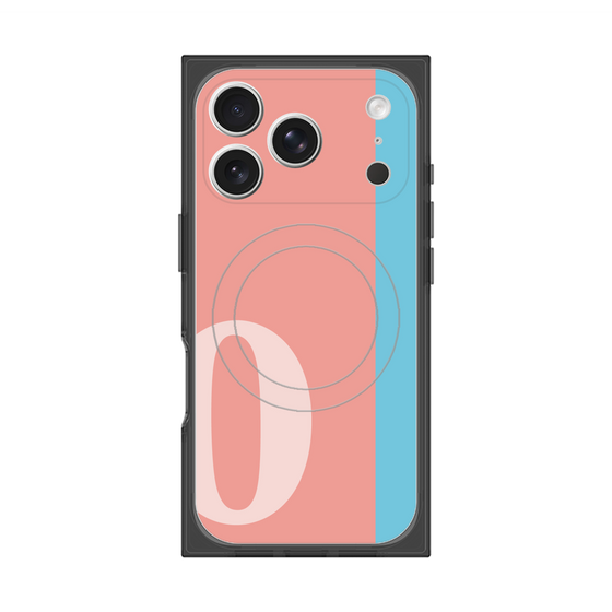 Premium Square Case with MagSafe［ Original - initial color line - O pink ］