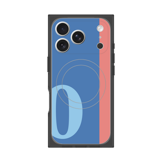Premium Square Case with MagSafe［ Original - initial color line - O blue ］