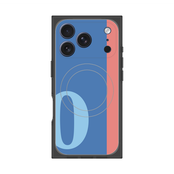 Premium Square Case with MagSafe［ Original - initial color line - O blue ］