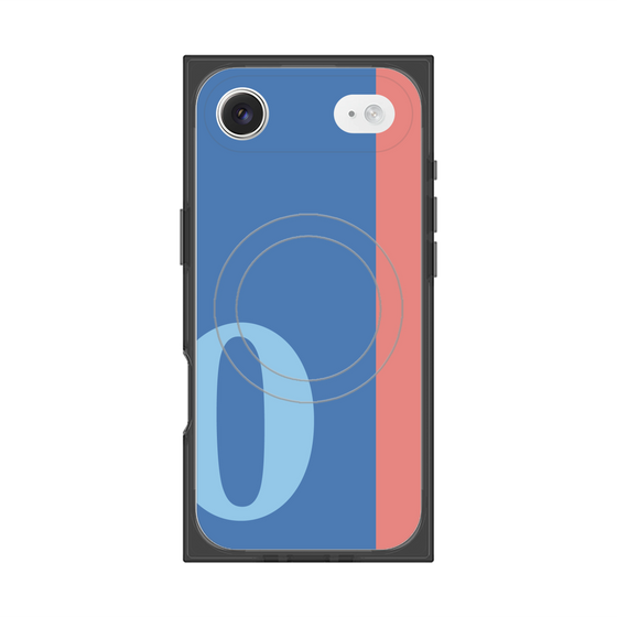 Premium Square Case with MagSafe［ Original - initial color line - O blue ］