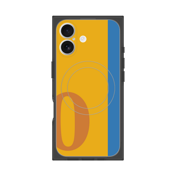 Premium Square Case with MagSafe［ Original - initial color line - O orange ］