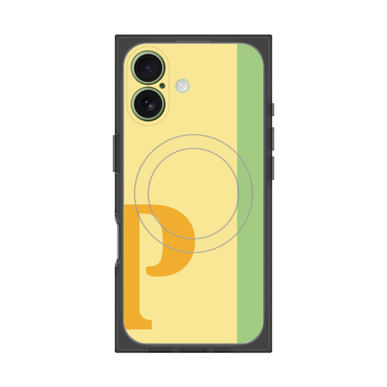 Premium Square Case with MagSafe［ Original - initial color line - P yellow ］