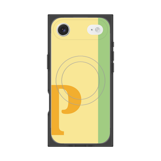 Premium Square Case with MagSafe［ Original - initial color line - P yellow ］