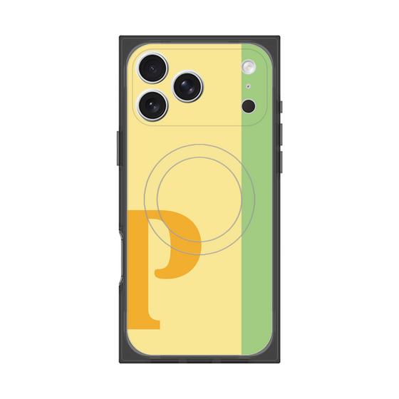 Premium Square Case with MagSafe［ Original - initial color line - P yellow ］