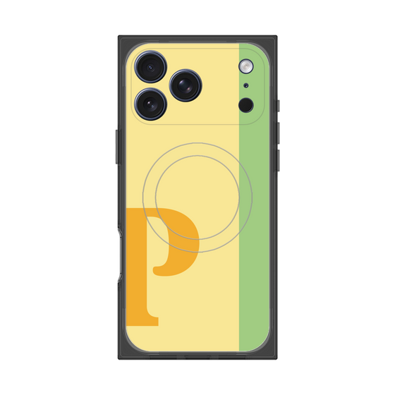 Premium Square Case with MagSafe［ Original - initial color line - P yellow ］