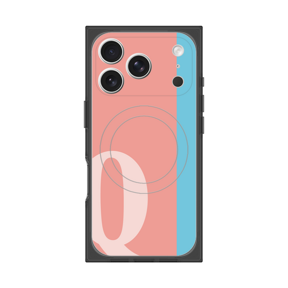 Premium Square Case with MagSafe［ Original - initial color line - Q pink ］