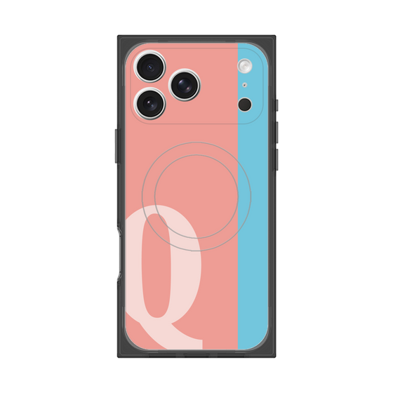 Premium Square Case with MagSafe［ Original - initial color line - Q pink ］