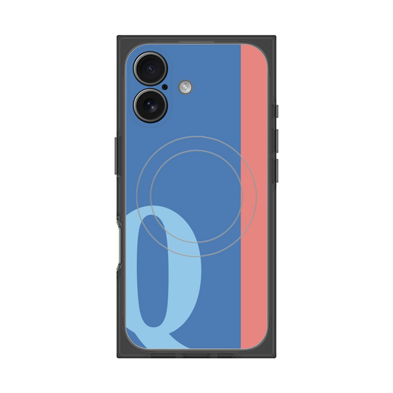 Premium Square Case with MagSafe［ Original - initial color line - Q blue ］