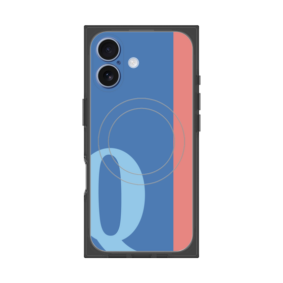 Premium Square Case with MagSafe［ Original - initial color line - Q blue ］