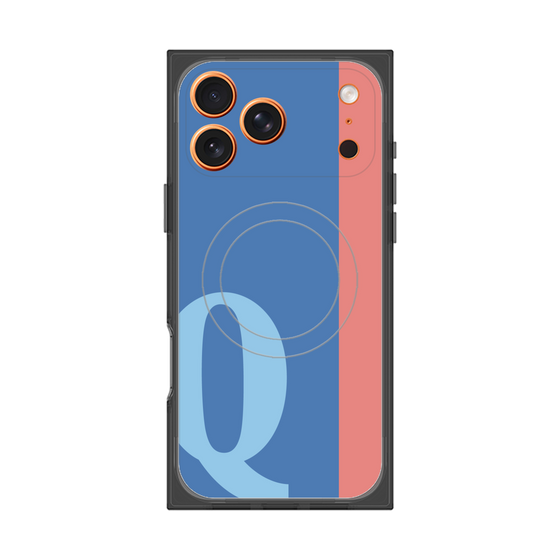 Premium Square Case with MagSafe［ Original - initial color line - Q blue ］