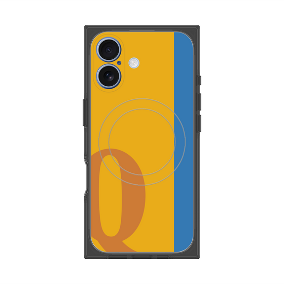 Premium Square Case with MagSafe［ Original - initial color line - Q orange ］
