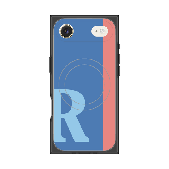 Premium Square Case with MagSafe［ Original - initial color line - R blue ］