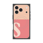 Premium Square Case with MagSafe［ Original - initial two tone - S pink ］