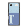 Premium Square Case with MagSafe［ Original - initial two tone - T blue ］