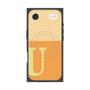 Premium Square Case with MagSafe［ Original - initial two tone - U orange ］